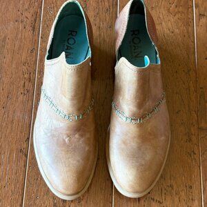 ROAN by BED STU Ankle Bootie. Size 9.5. Tan.